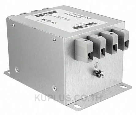 Schaffner FN 356 Series 50A 3 x 440/250 V ac 0 - 60Hz Chassis Mount RFI Filter, with Terminal Block Terminals
