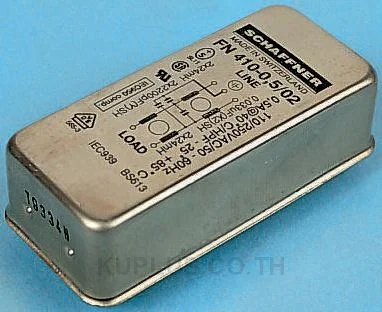 Schaffner FN410 Series 500mA 250 V ac 400Hz RFI Filter, with Pin Terminals, Single Phase