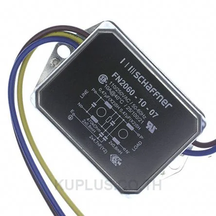 Schaffner FN2030 Series 16A 250 V ac 0 - 400Hz Chassis Mount RFI Filter, with Wire Lead Terminals, Single Phase