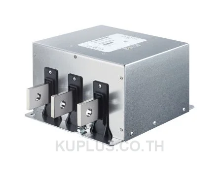 Schaffner FN3310 Series 250A 3 x 520 V ac Panel Mount Power Line Filter, with Busbar Terminals 3 Phase