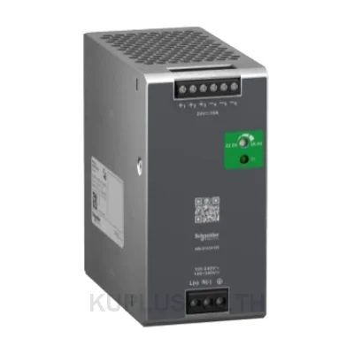 ABLS1A24100, พาวเวอร์ซัพพลายสวิตชิ่ง ติดราง DIN Schneider Electric Phaseo เอาต์พุต 24 V DC 10 A 240 W เฟสเดียว
