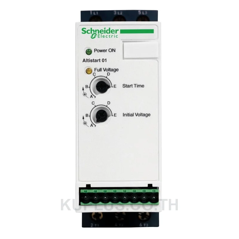 ATS01N112FT, ซอฟต์สตาร์ทเตอร์ Altistart 01 Schneider Electric 12 A แรงดัน 110-480 V