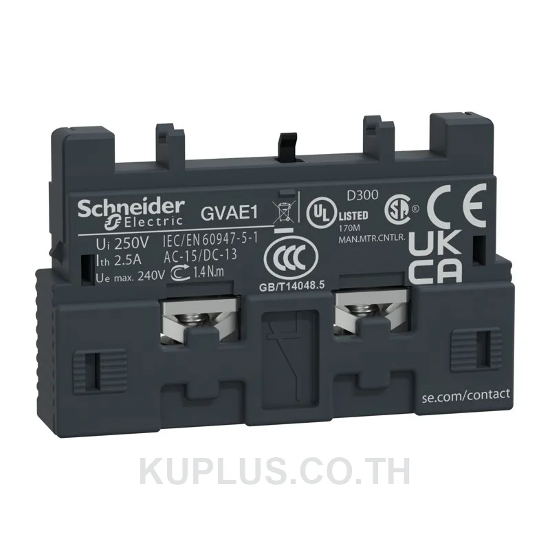 GV2 GV3 AUXILIARY N/O OR N/C TOP
