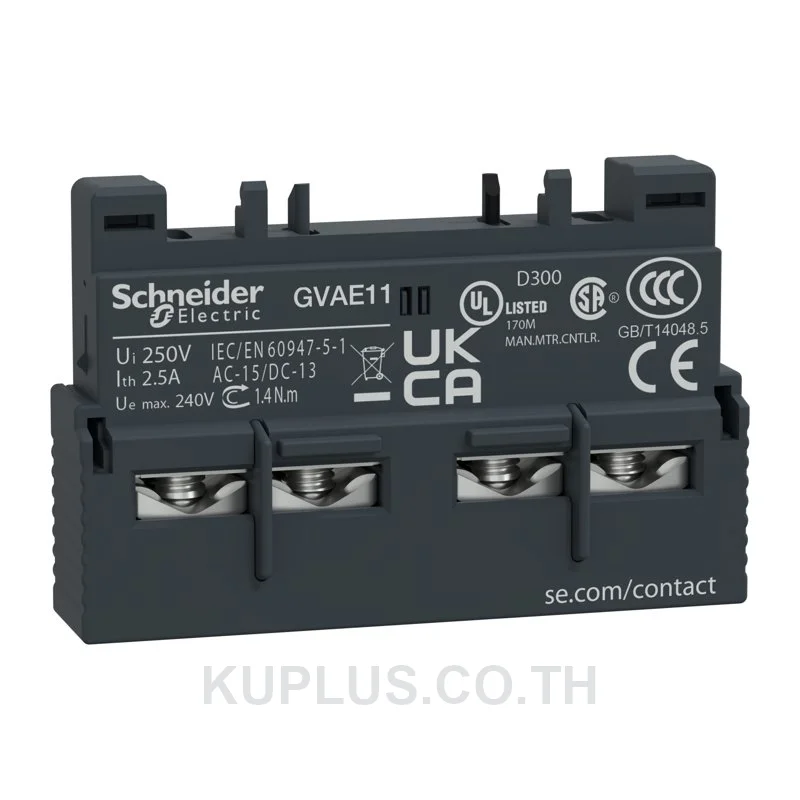 GV2 GV3 AUXILIARY N/O N/C TOP