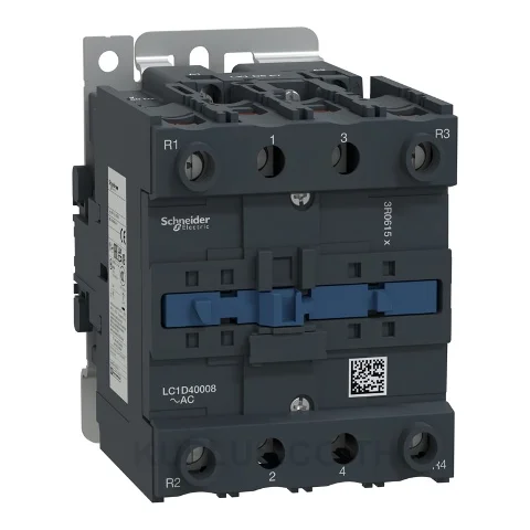 LC1D40008E7, TeSys Deca contactor, 4P(2NO/2NC), AC-1 440V, 60 A, 48V AC 50/60 Hz coil