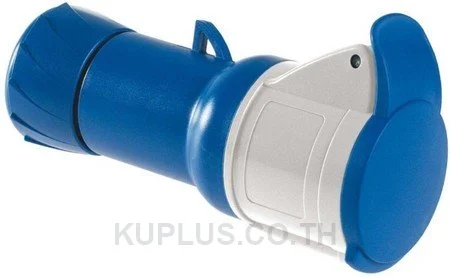 PKF16M423, ปลั๊กตัวเมียเคลื่อนที่ (Mobile socket) อุตสาหกรรม Schneider Electric PratiKa 16 A 2P+E 230 V IP44 ต่อสายแบบขันสกรู สีฟ้า