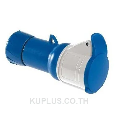 PKF32M423, ปลั๊กตัวเมียเคลื่อนที่ (Mobile socket) อุตสาหกรรม Schneider Electric PratiKa 32 A 2P+E 230 V IP44 ต่อสายแบบขันสกรู สีฟ้า