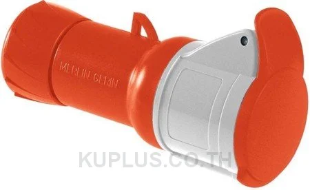 PKF32M435, ปลั๊กตัวเมียเคลื่อนที่ (Mobile socket) อุตสาหกรรม Schneider Electric PratiKa 32 A 3P+N+E 400 V IP44 ต่อสายแบบขันสกรู สีแดง