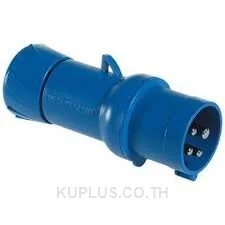 PKX16M423, ปลั๊กตัวผู้เคลื่อนที่ (Mobile plug) อุตสาหกรรม Schneider Electric PratiKa 16 A 2P+E 230 V IP44 ต่อสายแบบ Fast connect สีฟ้า