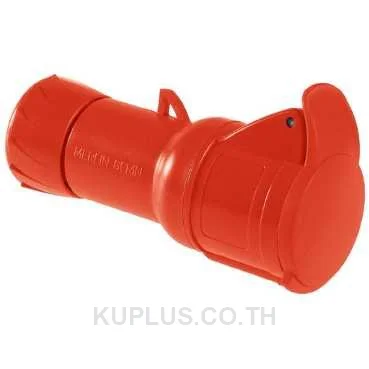 PKY32M435, ปลั๊กตัวเมียเคลื่อนที่ (Mobile socket) อุตสาหกรรม Schneider Electric PratiKa 32 A 3P+N+E 400 V IP44 ต่อสายแบบ Fast connect สีแดง