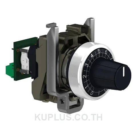 XB4BD912R10K Schneider Electric Harmony XB4 Selector Switch (standard handle), Ø22 mm metal