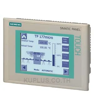 SIMATIC Touch Panel TP 177micro for SIMATIC S7-200 5.7" blue mode STN display