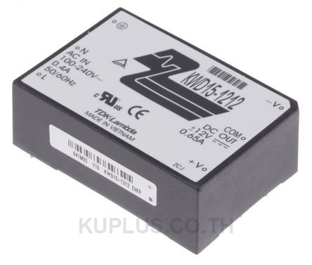 TDK-Lambda, 15W Embedded Switch Mode Power Supply SMPS, ?12V dc, Encapsulated