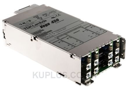 TDK-Lambda, 450W Embedded Switch Mode Power Supply SMPS, 5/12/24V dc, Enclosed