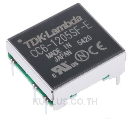 TDK-Lambda 6W Isolated DC-DC Converter Through Hole, Voltage out 5V dc