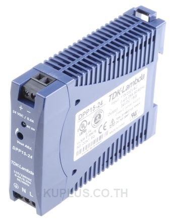 TDK-Lambda, DPP DIN Rail Panel Mount Power Supply, 24V dc Output Voltage, 630mA Output Current