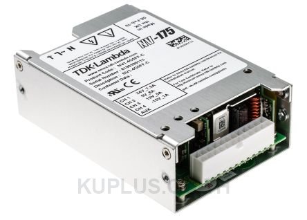TDK-Lambda, 180W Embedded Switch Mode Power Supply SMPS, 5/?15/24V dc, Enclosed, Medical Approved
