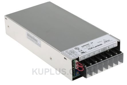 TDK-Lambda, 504W Embedded Switch Mode Power Supply SMPS, 24V dc, Enclosed