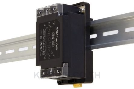 Power Line Filter for use with Single Phase Power Supply Lug