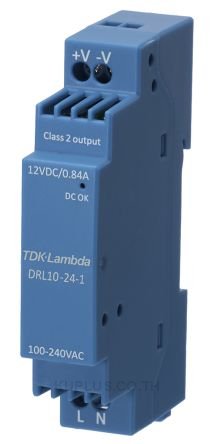 TDK-Lambda, DRL-10 DIN Rail Power Supply, 12V dc Output Voltage, 840mA Output Current