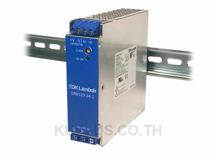 TDK-Lambda, DRB120-480 DIN Rail Panel Mount Power Supply, 24V dc Output Voltage, 5A Output Current