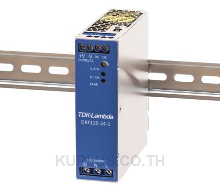 TDK-Lambda, DRF DIN Rail Power Supply, 24V dc Output Voltage, 5A Output Current