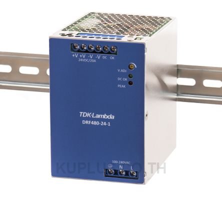 TDK-Lambda, DRF DIN Rail Power Supply, 24V dc Output Voltage, 20A Output Current