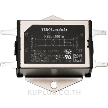 RSEL-2001A, LINE FILTER 250VDC/VAC 1A CHASS