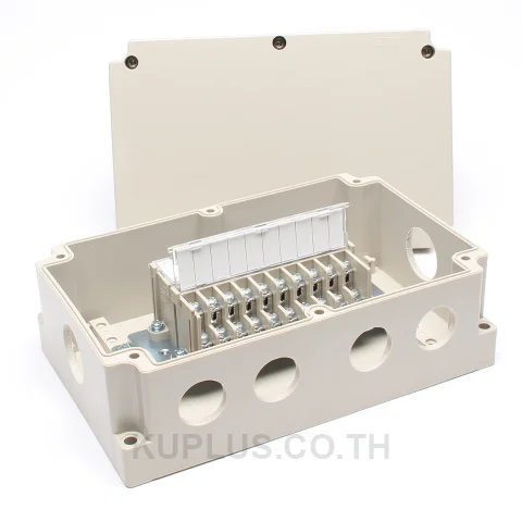 TOYOGIKEN BOXTM-2002 กล่องเทอร์มินอลบล็อก 20 Pole พร้อมช่องเข้าสาย