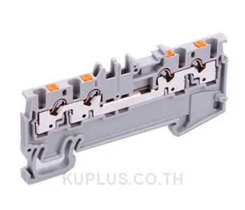 Terminal Block 4mm 4P 30A Grey
