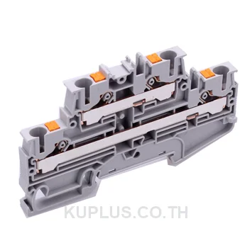 Terminal Block 4mm 2P 30A Grey