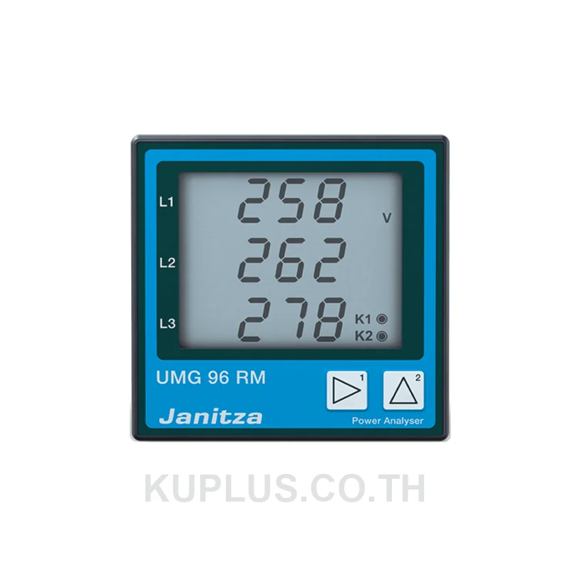 เครื่องวิเคราะห์พลังงานไฟฟ้าอเนกประสงค์ Janitza UMG 96RM (True-RMS, ฮาร์มอนิก 1-40)
