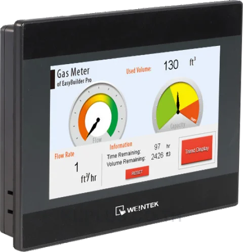HMI 7" TFT RS232,422,485,Ethernet