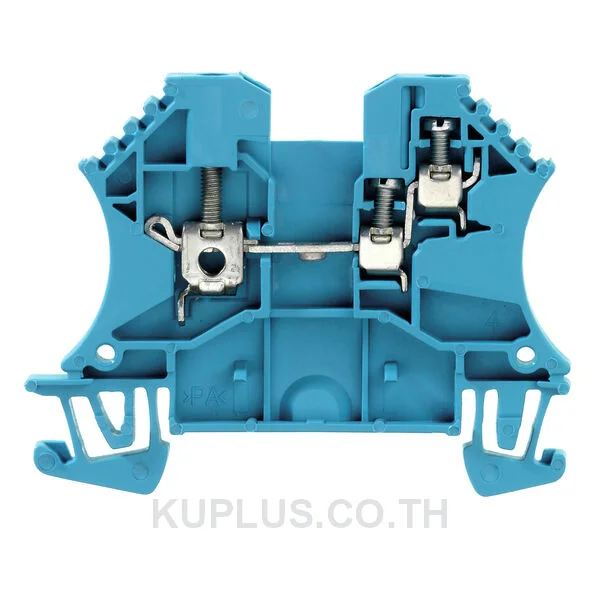 Feed-through terminal block, Screw connection, blue, 2.5 mm², 24 A, 800 V, Number of connections: 1
