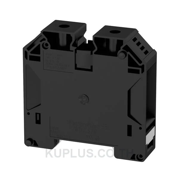 เทอร์มินัลบล็อกแบบฟีดทรู WDU 50N SW ต่อแบบสกรู สีดำ 50 mm² 150A 1000V 2 ช่องต่อ