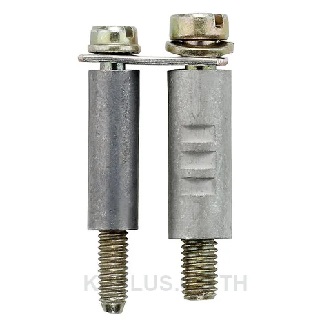 คอนเนกเตอร์เชื่อมข้ามเทอร์มินัล Q WDU6-2.5 SET แบบขันสกรูเข้า สีเทาเงิน 41A 2 ขั้ว ระยะพิตช์ 6.00 mm ไม่หุ้มฉนวน กว้าง 6 mm