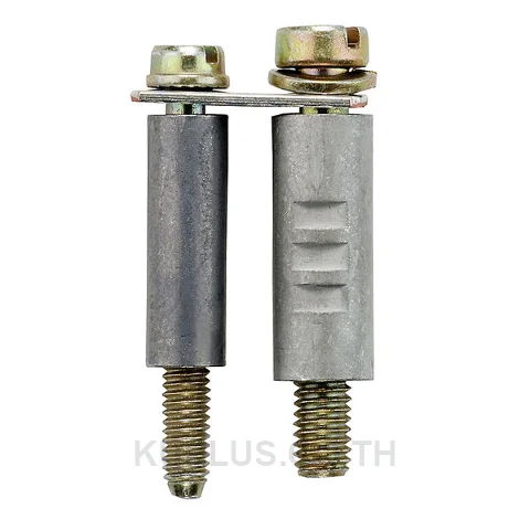 คอนเนกเตอร์เชื่อมข้ามเทอร์มินัล Q WDU10-2.5 SET แบบขันสกรูเข้า สีเทาเงิน 57A 2 ขั้ว ระยะพิตช์ 7.00 mm ไม่หุ้มฉนวน กว้าง 6 mm