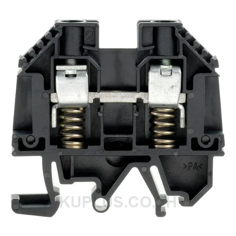 เทอร์มินัลบล็อกแบบฟีดทรู WDU 10 SL/EN SW ต่อแบบสกรู สีดำ 10 mm² 57A 690V 2 ช่องต่อ