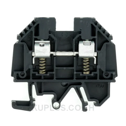 เทอร์มินัลบล็อกแบบฟีดทรู WDU 4 SL/EN SW ต่อแบบสกรู สีดำ 4 mm² 32A 690V 2 ช่องต่อ