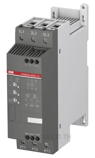 PSR45-600-11, ซอฟต์สตาร์ทเตอร์ ABB PSR Series 45 A 22 kW (400 V) 208...600 V AC