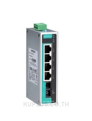 อีเทอร์เน็ตสวิตช์อุตสาหกรรม MOXA EDS-205A-M-SC Unmanaged RJ45 4 พอร์ต ไฟเบอร์ 1 พอร์ต (100BaseFX) อุณหภูมิ -10 ถึง 60 °C