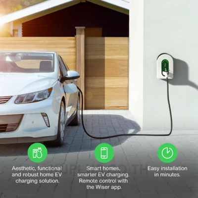 เครื่องชาร์จรถยนต์ไฟฟ้า Schneider Charge EVH5A11N2C7 11 kW 3 เฟส 16 A หัว Type 2 สาย 7 เมตร IP55/IK10
