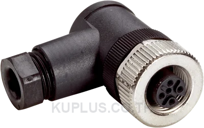 SICK Circular Connector, 4 Contacts, Cable Mount, M12 Connector, Plug, Female, IP67 #6007303