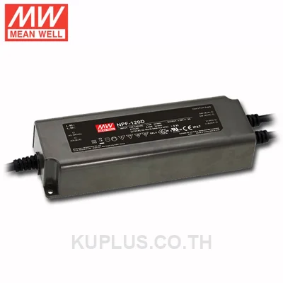 LED Driver (แหล่งจ่ายไฟสำหรับ LED) Mean Well NPF-120D-36 เอาต์พุต 30 V 3.4 A