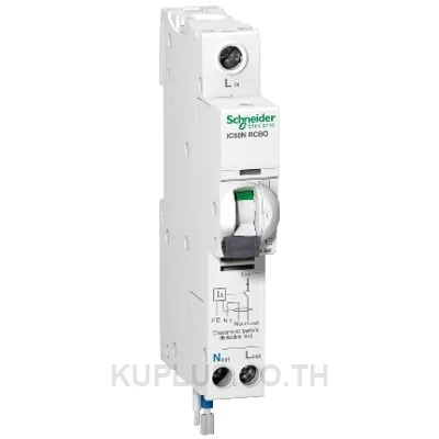 Residual current breaker with overcurrent protection (RCBO), Acti9 iC60H RCBO, 1P+Ns, 10A, 30mA, A type, 10000A