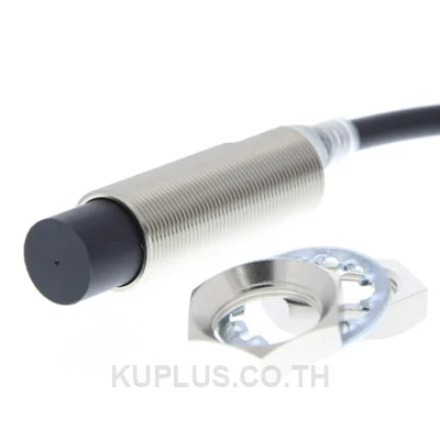Proximity sensor, inductive, brass-nickel, M18, non-shielded, 20 mm, NO, 2 m cable, DC 2-wire, no polarity