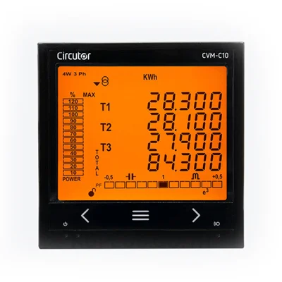 CVM-C10-ITF-485-ICT2 The CVM-C10 is a power analyzer for 96x96 mm