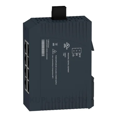 network switch, Modicon Networking, standard unmanaged, 8 ports for copper
