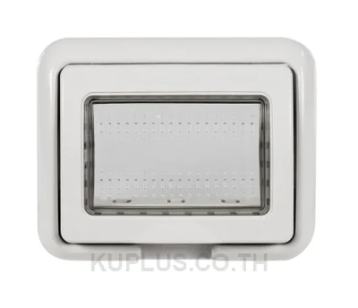 กล่องกันน้ำแบบฝัง 3 ช่อง BTICINO 25603 สีเทา