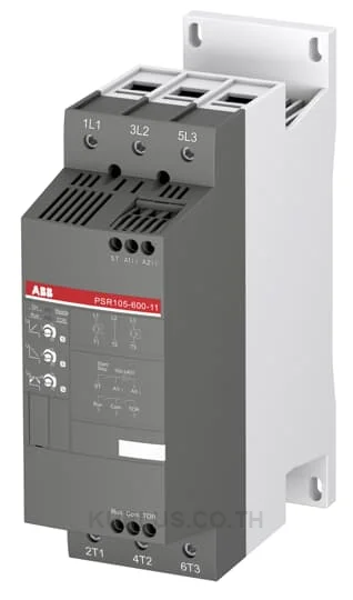 PSR105-600-11, ซอฟต์สตาร์ทเตอร์ ABB PSR Series 105 A 55 kW (400 V) 208...600 V AC